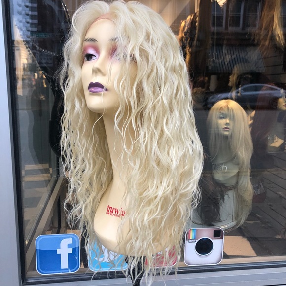 Blonde Wig Sale curly 613 Alopecia Hairloss Wig - Picture 5 of 8